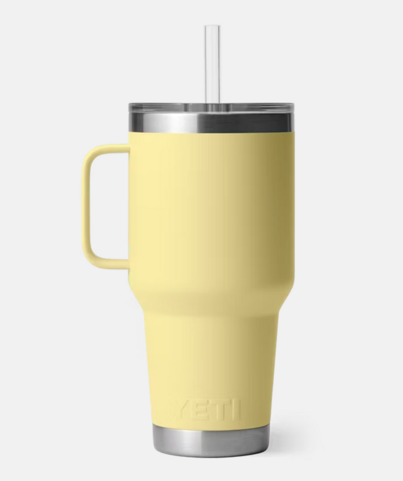 RAMBLER 35 OZ STRAW MUG DAYBREAK YELLOW