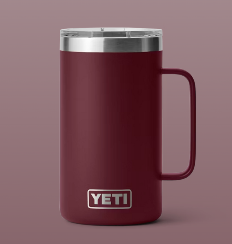 RAMBLER 24 OZ MUG MAGSLIDER -  WILD VINE RED