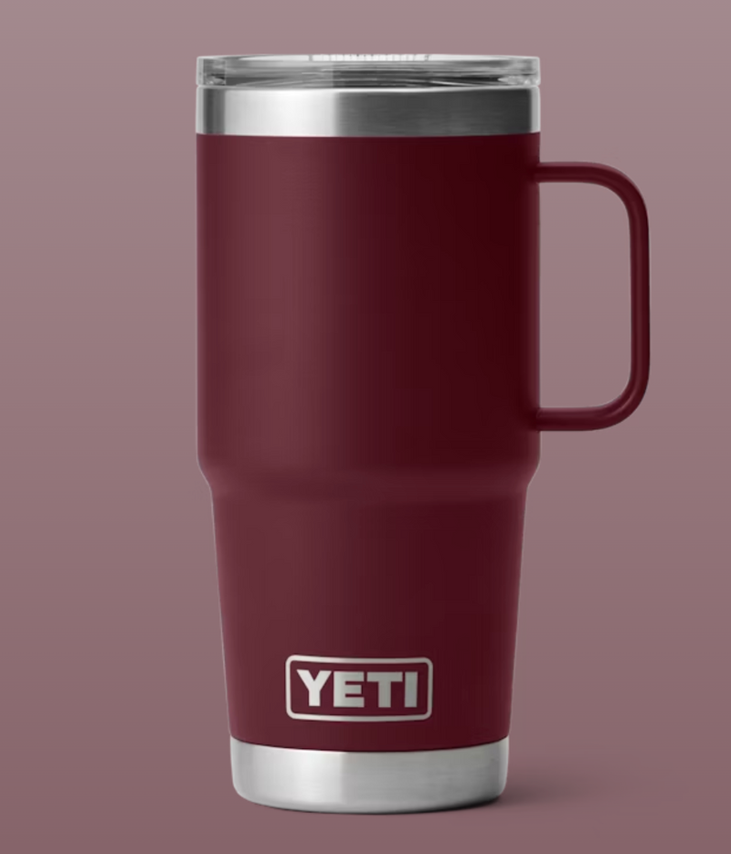 RAMBLER 20 OZ TRAVEL MUG - WILD VINE RED