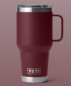 RAMBLER 30 OZ TRAVEL MUG - WILD VINE RED