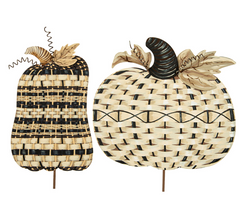 Woven Pumpkins - Medium - SET of 2