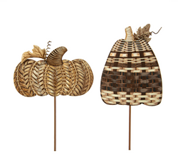 Woven Pumpkins - Small, SET of 2