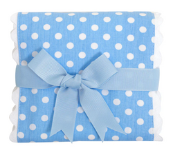 Blue Golf Fancy Burp Cloth