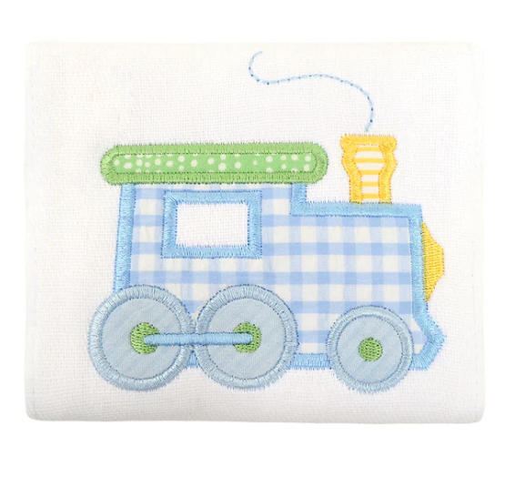 Train Burp Cloth