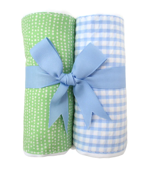 Train Burp Cloths - SET of 2