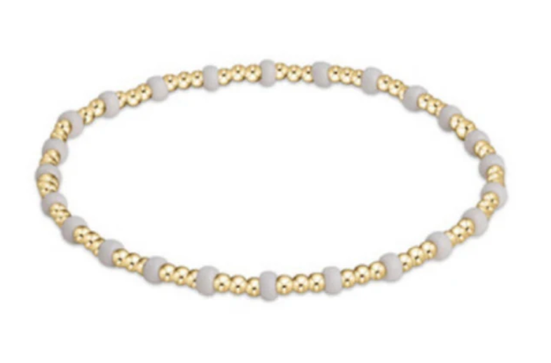 Gameday Hope Gold Sincerity  Bracelet - White