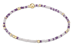 GAMEDAY HOPE UNWRITTEN  BRACELET - PURPLE-WHITE