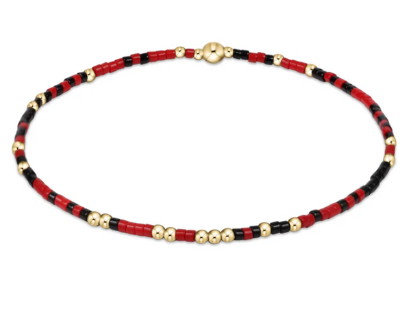 GAMEDAY HOPE UNWRITTEN  BRACELET - BRIGHT RED-ONYX