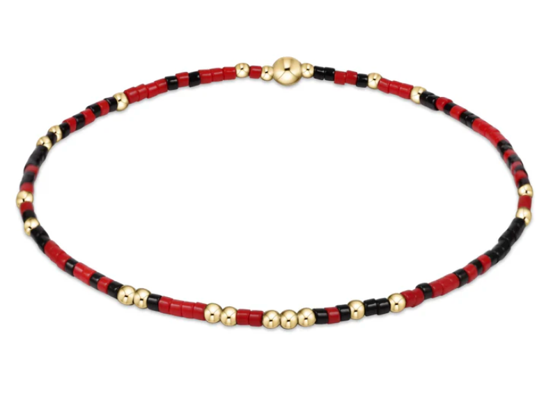 GAMEDAY HOPE UNWRITTEN  BRACELET - BRIGHT RED-ONYX