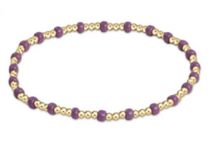 GAMEDAY HOPE GOLD SINCERITY  BRACELET - PURPLE