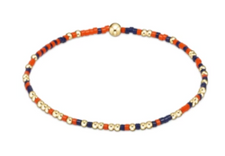 Gameday Hope Unwritten Bracelet - Bright Orange / Matte Navy