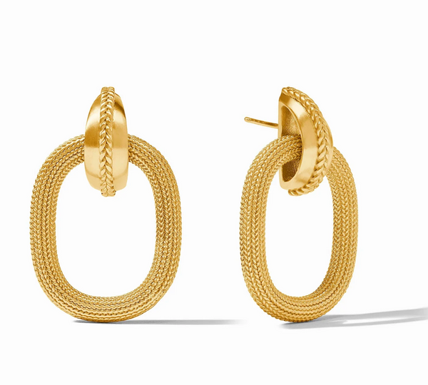 Cheval Doorknocker Earring-Gold