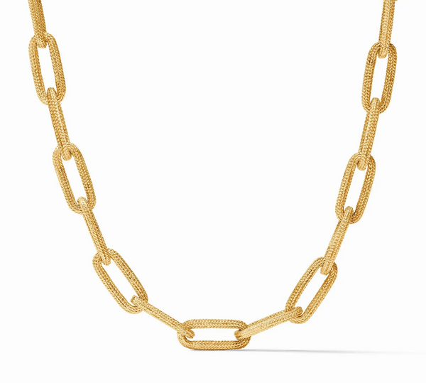 Cheval Paperclip Link Necklace-Gold