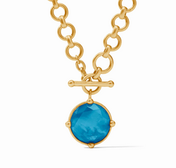 Honeybee Demi Necklace-Iridescent London Blue