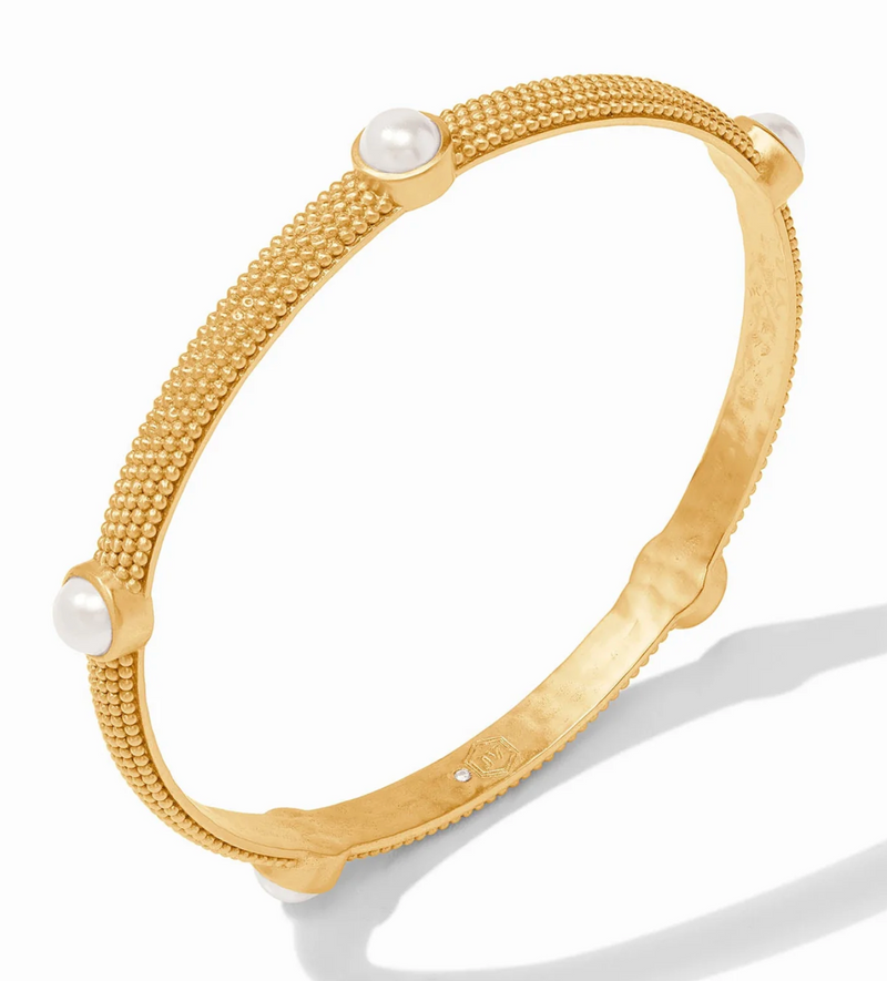 Cabochon Bangle-Pearl