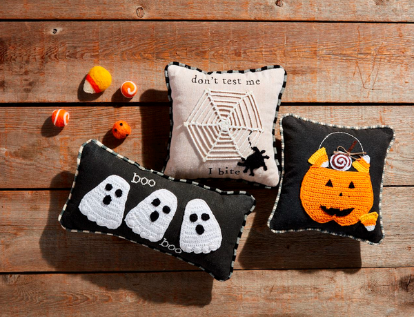 Bite Mini Halloween Pillow