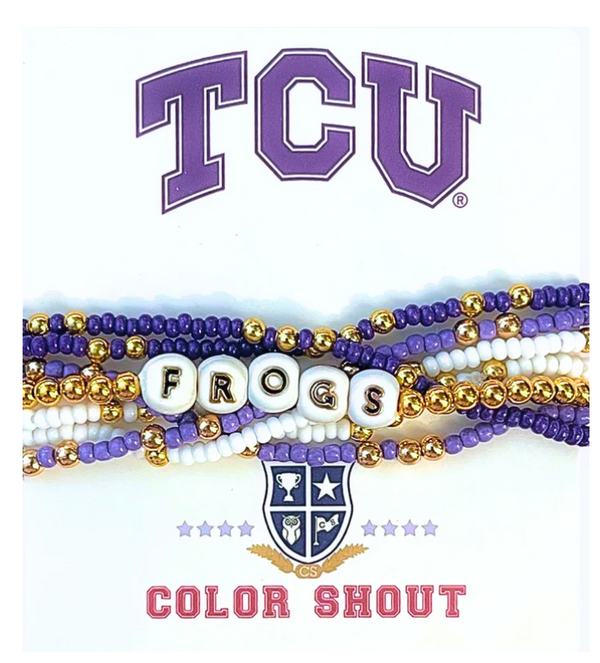 Texas Christian University "Lucky 7" Bracelet