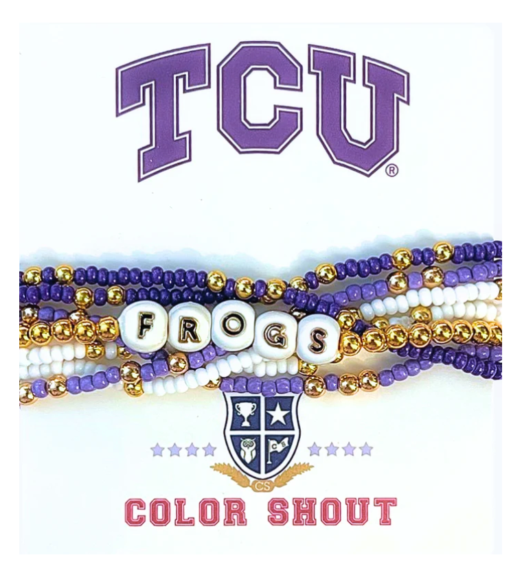 Texas Christian University "Lucky 7" Bracelet