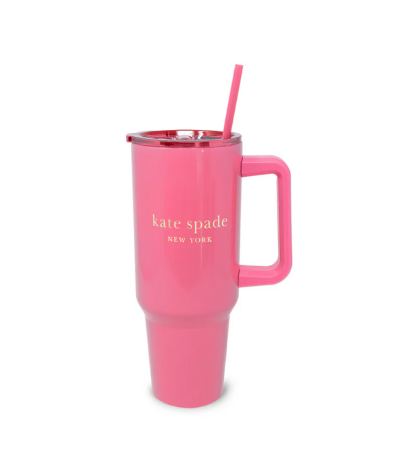 Stainless Steel 40 oz Tumbler - Pink