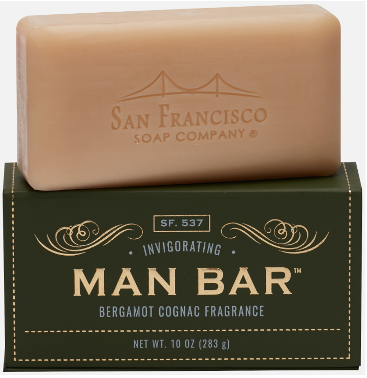 SF Man Bar 10oz - Bergamot & Cognac Bar Soap