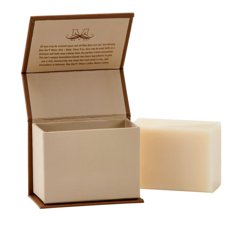 SFS Shampoo Man Bar 4oz - Cedar & Sandalwood