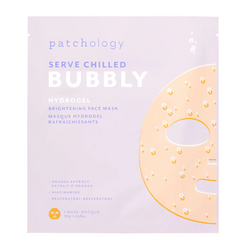 Serve Chilled Bubbly Brightening Hydrogel Facial Mask