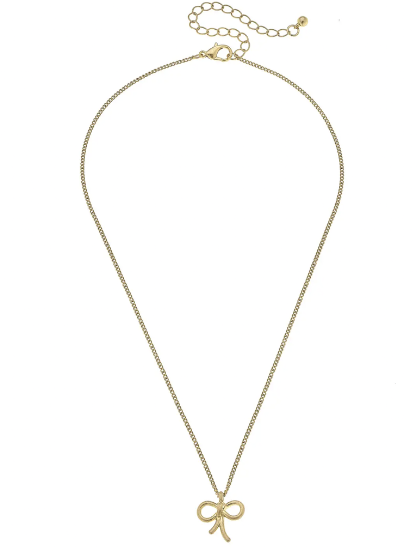 McKenna Delicate Bow Necklace