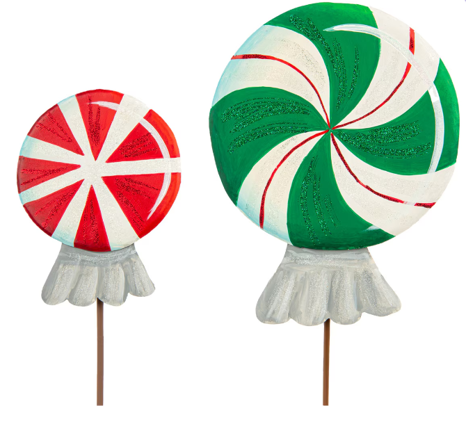 Holiday Candy Lollipops - Set of 2