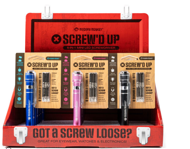 Modern Monkey Screw'd Up 6 in 1 Screwdriver