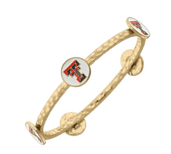 Texas Tech Red Raiders Claudia Bangle in Scarlet & Black