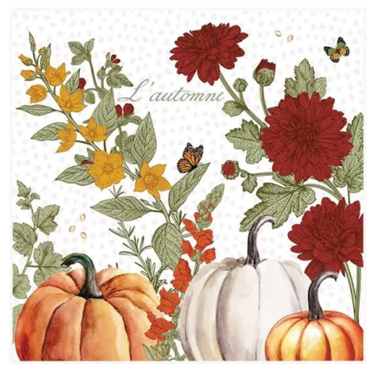 Pumpkin Delight Luncheon Napkin