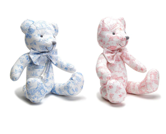 Animal Toile Stuffed Teddy Bear