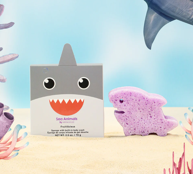 SPONGE SEA ANIMALS - SAMMY  SHARK