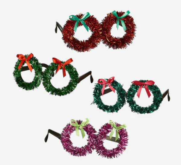 Christmas Wreath Glasses