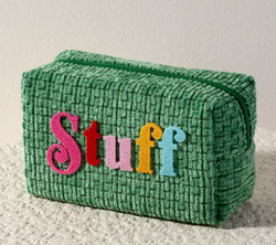 STUFF ZIP POUCH - GREEN