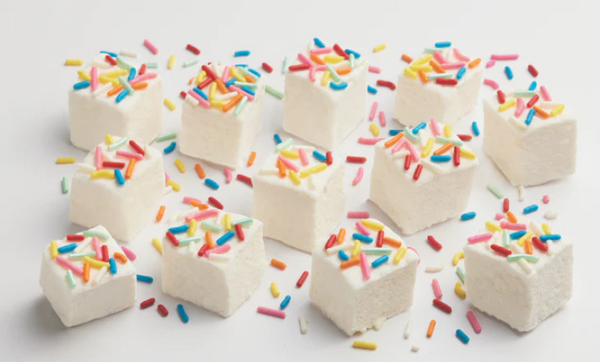 Marshmallow Birthday Cake