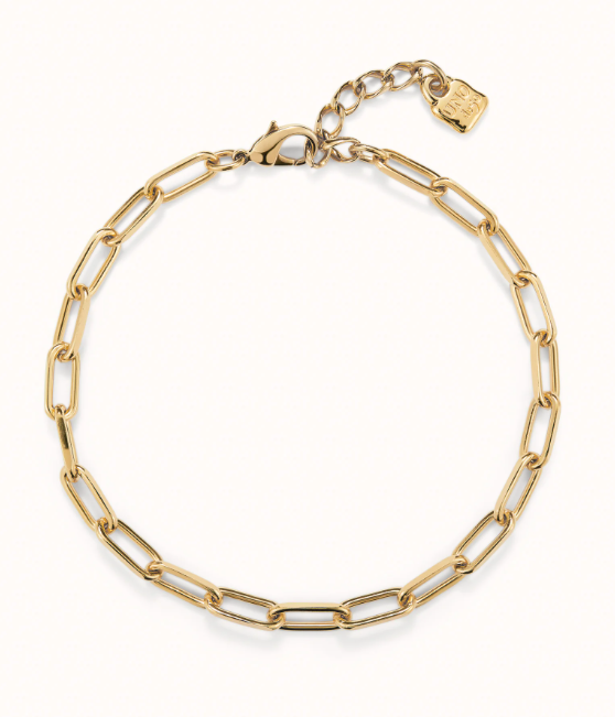 SER VALIENTE Gold Paperclip Chain Necklace