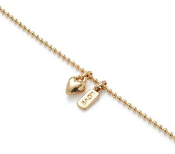 SER UNICO EXCLUSIVE Gold Heart Round Chain Bracelet Large