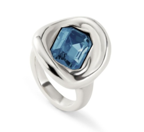 SER VALIENTE EXCLUSIVE Blue Stone Silver Ring 18