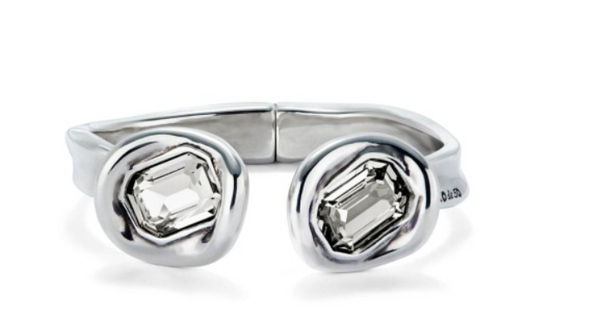 SER VALIENTE EXCLUSIVE Silver Clear Stone Bracelet Medium