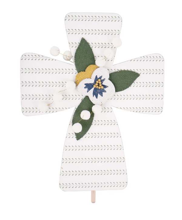 Floral Cross Topper