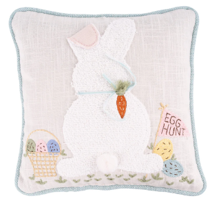 Bunny Egg Hunt Pillow