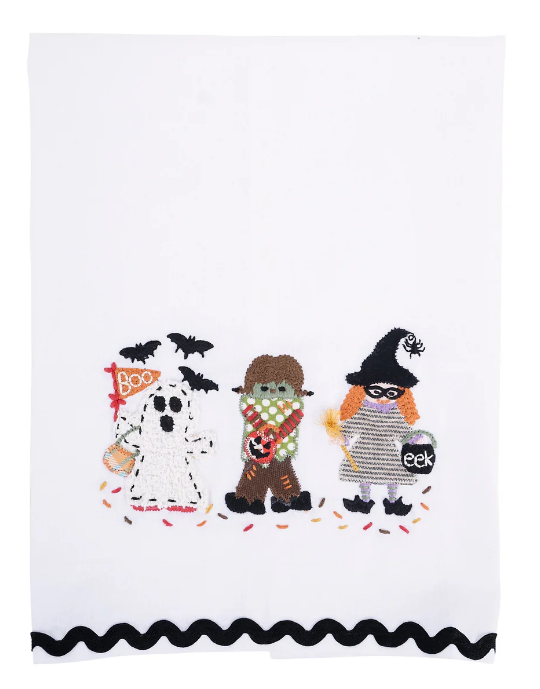 Trick or Treaters Tea Towel