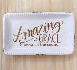 Amazing Grace How Sweet The Sound Trinket Tray