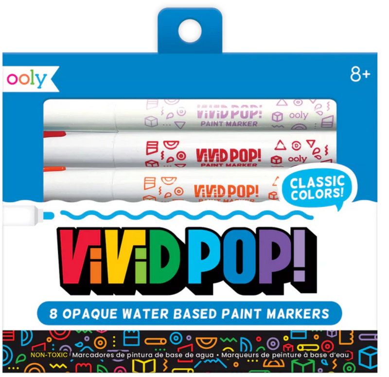 Vivid Pop!: Opaque Water-Based Paint Markers - Classic