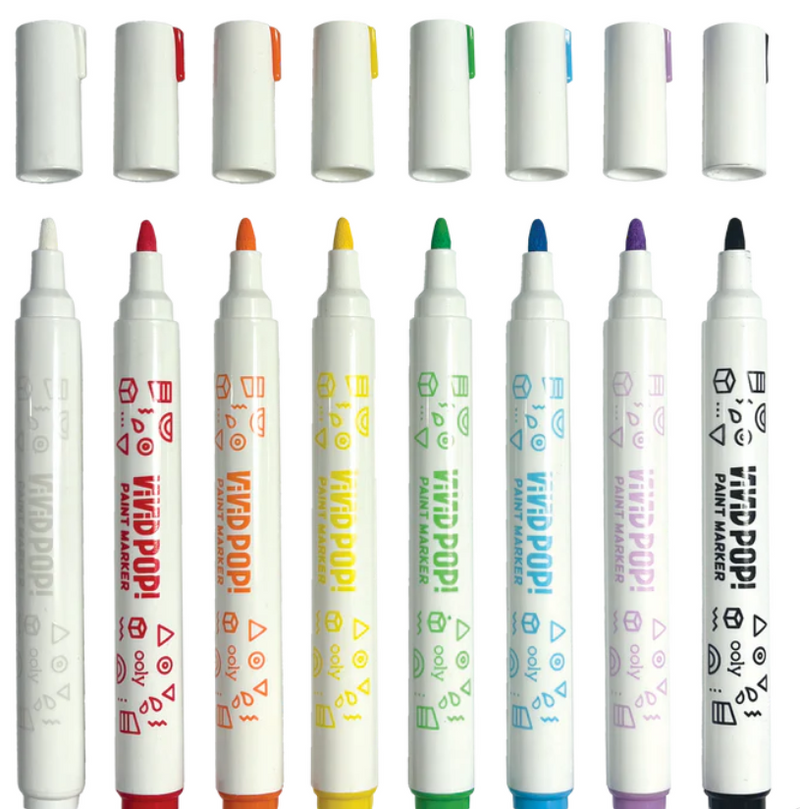 Vivid Pop!: Opaque Water-Based Paint Markers - Classic