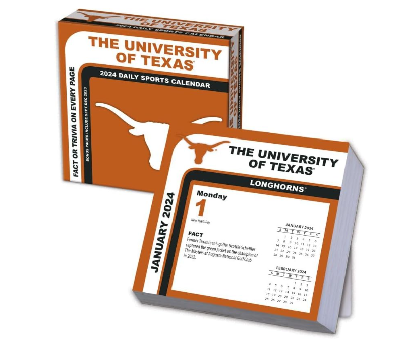 Texas Longhorns Turner Box Calendar