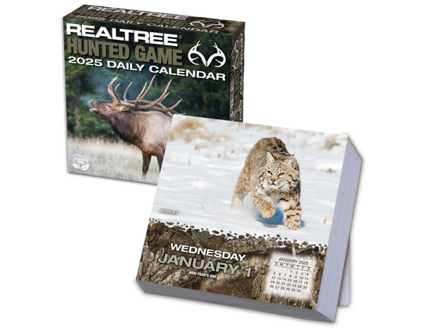 Realtree Hunted Game Turner Box Calendar