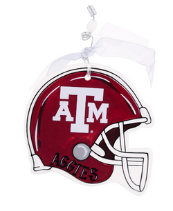 Texas A&M Helmet Flat Ornament