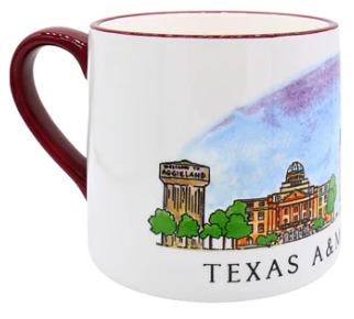 Texas A&M Skyline Ceramic Mug